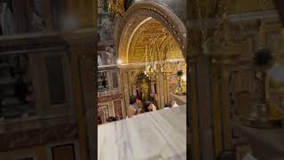 Spontaneous Silent Night at St Mary Major in Rome [upl. by Abram]