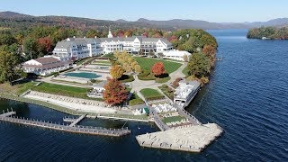 Lake George  Flight around The Sagamore [upl. by Aurelius]