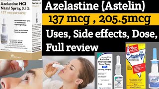 Azelastine Astelin Nasal Spray Azelastine amp Azelastine Eye Drops  What is Azelastine Used For [upl. by Waldack]