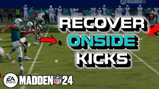 How to Recover Onside Kicks in Madden 24 [upl. by Haseena]