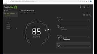 How to control your TrickleStar Smart Thermostat from the TrickleStar Portal [upl. by Acirretahs]