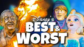 Top 10 WORST amp BEST at the Disney Theme Parks  New Disney Rides Attractions amp More [upl. by Lowney]