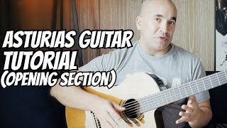 Asturias Leyenda  Isaac Albeniz  Acoustic Guitar  Classical Guitar Lesson 1 of 3  NBN Guitar [upl. by Sivam]