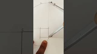 How to construct an INVOLUTE OF A SQUARE [upl. by Heiney]