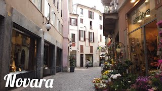 Novara Italy  Walking tour [upl. by Eitsirc]