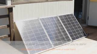 Hysolis Solar Charging  How to Connect [upl. by Notlek]