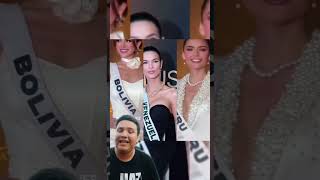 MISS UNIVERSE 2024 👑🤩 QUIEN SERA LA GANADORA 👑🫶🏻 peru missperu tatiana venezuela bolivia viral [upl. by Ahsitram]