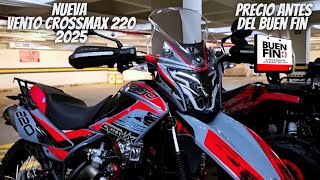 Nueva Vento Crossmax 220 2025😱  Precio Antes del Buen Fin🔥  Muy Bonita💯 [upl. by Slaby]