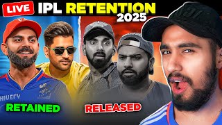 🔴KL Rahul to RCB🔥 Rohit RETAINED  IPL RETENTIONS Watchalong DeadmanSays [upl. by Balf]