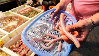 Chinese Street Food Tour in Guangzhou China  Exotic Seafood BBQ Pork and Street Food in China [upl. by Elagiba775]