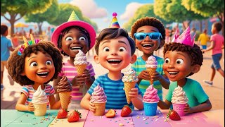 The Ice Cream Song” a cheerful tune all about the joy of summer and delicious ice cream treats [upl. by Blane599]