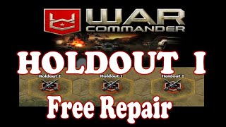 War Commander Event  Holdout I Free Repair  September 2023 [upl. by Eelanaj]