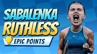 Sabalenka Ruthless and Relentless for 2 Minutes [upl. by Winebaum]