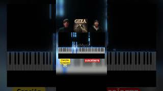 GIZA  Natanael Cano x Oscar Maydon  PIANO Tutorial🎹 [upl. by Yelyk]