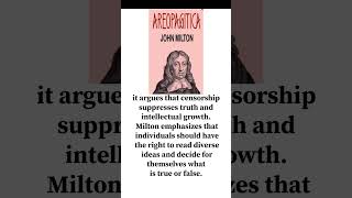 Areopagitica by Milton Exam points [upl. by Hoopen894]