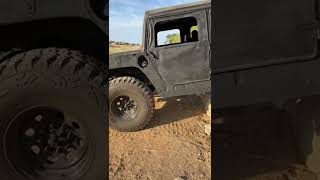 Humvee vs 3’ wall hummerh1 humvee [upl. by Nadual]