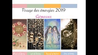 Tirage de lannée 2019  Gémeaux 🌈⭐️🌟✨🌈 [upl. by Grube]