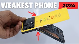 POCO Phones has a SERIOUS Problem  X6 Pro 5G Durability Test  Bend amp Water [upl. by Julianne]