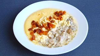 НЕВЕРОЯТНО ВКУСНО БАНУШ банош с ГРИБАМИ шкварками и БРЫНЗОЙ НЕ РЕЦЕПТ а СКАЗКА [upl. by Rora]