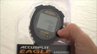 Accusplit AX602M500 Stopwatch [upl. by Eibo]