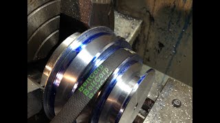 Machining A Stepped V Pulley  part 3 Final [upl. by Eelano434]