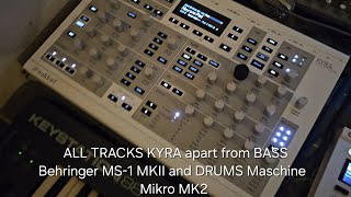 WALDORF KYRA and BEHRINGER MS1 MK2 demo song REVIEW MIKE BYRD  OUTER RIM [upl. by Gnilrad]