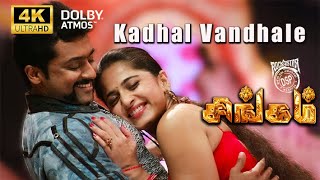 Kadhal Vandhale 4K Video Song  Suriya Anushka Shetty  Devi Sri Prasad  Hari  Singam Videosong [upl. by Lyndy]