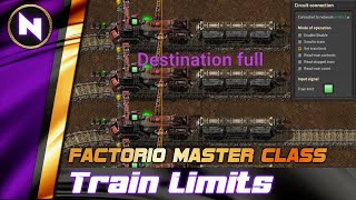 ADVANCED TRAIN SYSTEMS Deadlocks Depots amp Train Limits  Factorio Master Class [upl. by Schmitz400]