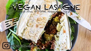 VEGAN LASAGNEGFWFPBGRAIN FREENUT FREE [upl. by Sehguh]