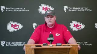 Andy Reid defends Chiefs Kicker Harrison Butker after controversial commencement speech [upl. by Haisoj]