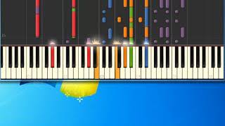 Genesis Entangled Synthesia Piano Piano Tutorial Synthesia [upl. by Hammerskjold615]