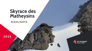 Skyrace des Matheysins 2023 Highlights  Race 213 SKYRUNNER® WORLD SERIES [upl. by Lucey]