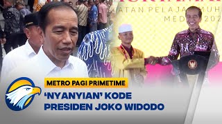 Main TebakTebakan dengan Publik Presiden Joko Widodo Lempar Nyanyian Kode [upl. by Janela267]