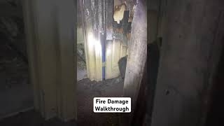 Fire Damage Walkthrough in Indiana [upl. by Marcille467]