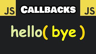 Learn JavaScript CALLBACKS in 7 minutes 🤙 [upl. by Freytag]