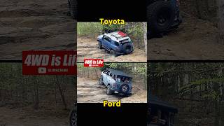 Toyota Fj Cruiser vs Ford Bronco Offroad rock climbing comparison fordbronco toyotafjcruiser [upl. by Herb]