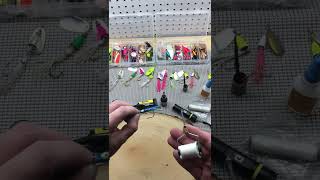 How to rig Spinners with Hoochies Salmon Steelhead Trout Fishing [upl. by Eerdna39]