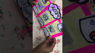 How to make New Year 2024 Desk Calendar  DIY Calendar  Handmade Desk Calendar  New Year Crafts [upl. by Oby548]