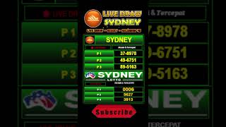 DATA SDY  PENGELUARAN SDY  LIVE DRAW SYDNEY  LIVE DRAW SDY HARI INI  BOCORAN RUMUS PREDIKSI SDY [upl. by Knight575]