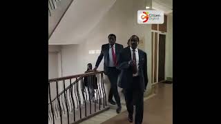 Impeached DP Rigathi Gachagua arrives at Milimani Law Courts for the hearing of his impeachment case [upl. by Aihtibat]