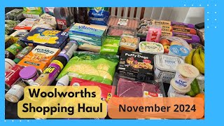 Woolworths Weekly Shopping Haul  5 November 2024 [upl. by Alinna]