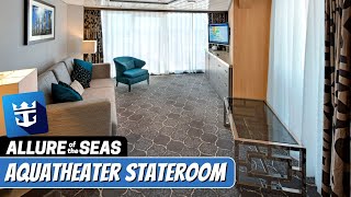 Allure of the Seas  Oceanview Stateroom Tour amp Review 4K  Royal Caribbean Cruise [upl. by Manton]