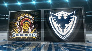 246 Shawinigan Cataractes 3 Sherbrooke Phoenix 4  02 12 2023 [upl. by Suirtemed]