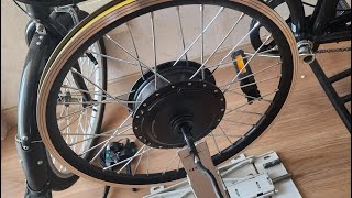 Electric Bicycle Conversion Kit Review Aliexpress [upl. by Esnofla253]