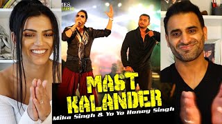 MAST KALANDAR Song REACTION  Mika Singh  Yo Yo Honey Singh  Punjabi Songs [upl. by Teddie]