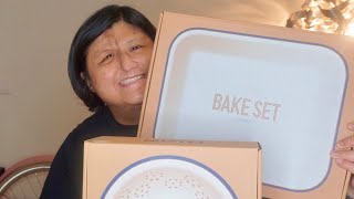 The Enamelware Bake and Prep Sets Unboxing  Along Came Cindy [upl. by Astrea]