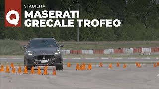 Maserati Grecale Trofeo la prova di stabilità [upl. by Ilyk]