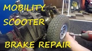 Mobility Scooter Electric Brake Fault finding amp Repair Part 1 [upl. by Auqined]