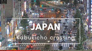 Japan Shinjuku Tokyo  Kabukicho Crossing 4K Cam 🔴 [upl. by Eynaffit]