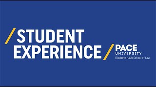 Student Experience  Elisabeth Haub School of Law at Pace University [upl. by Ellehsal]